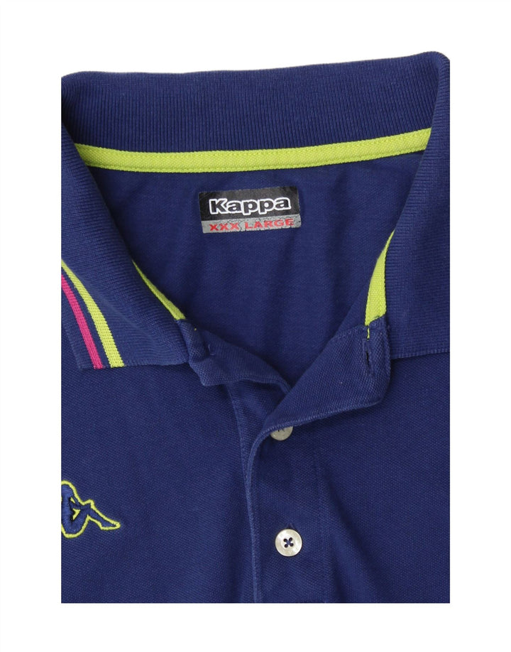 Kappa Mens Slim Fit Polo Shirt 3XL Navy Blue