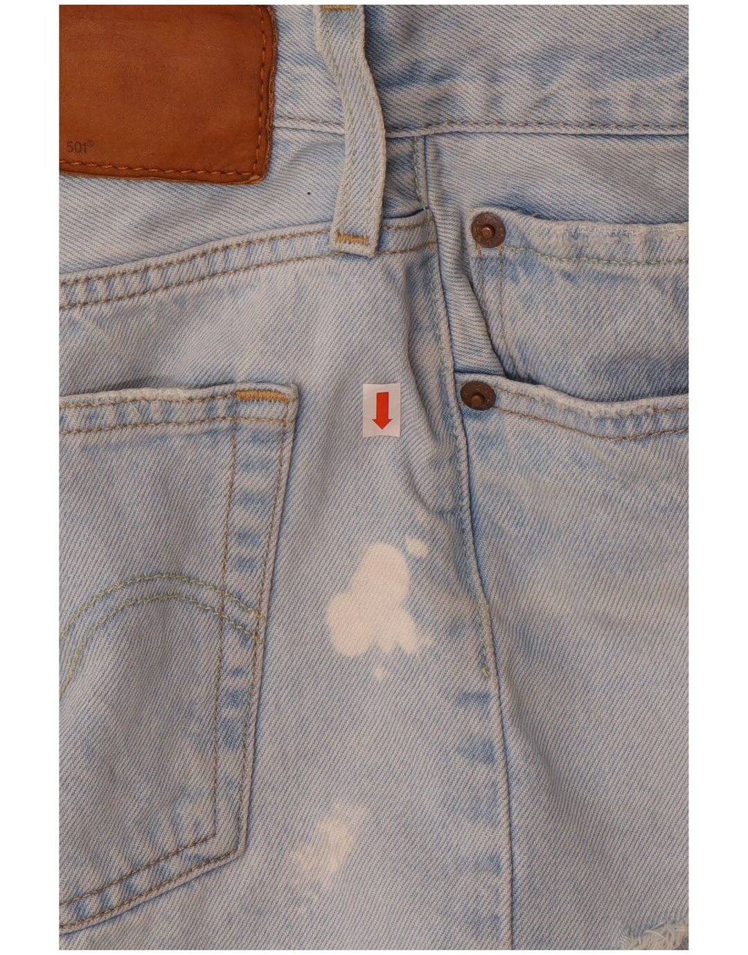 Levi's Womens 501 Denim Shorts W27 Small  Blue Cotton