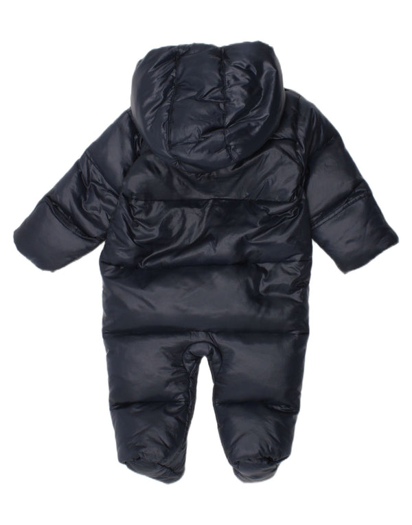 Ralph Lauren Baby Boys Hooded Padded Jumpsuit 3-6 Months Navy Blue Winter