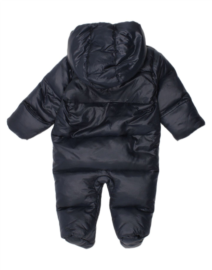 Ralph Lauren Baby Boys Hooded Padded Jumpsuit 3-6 Months Navy Blue Winter