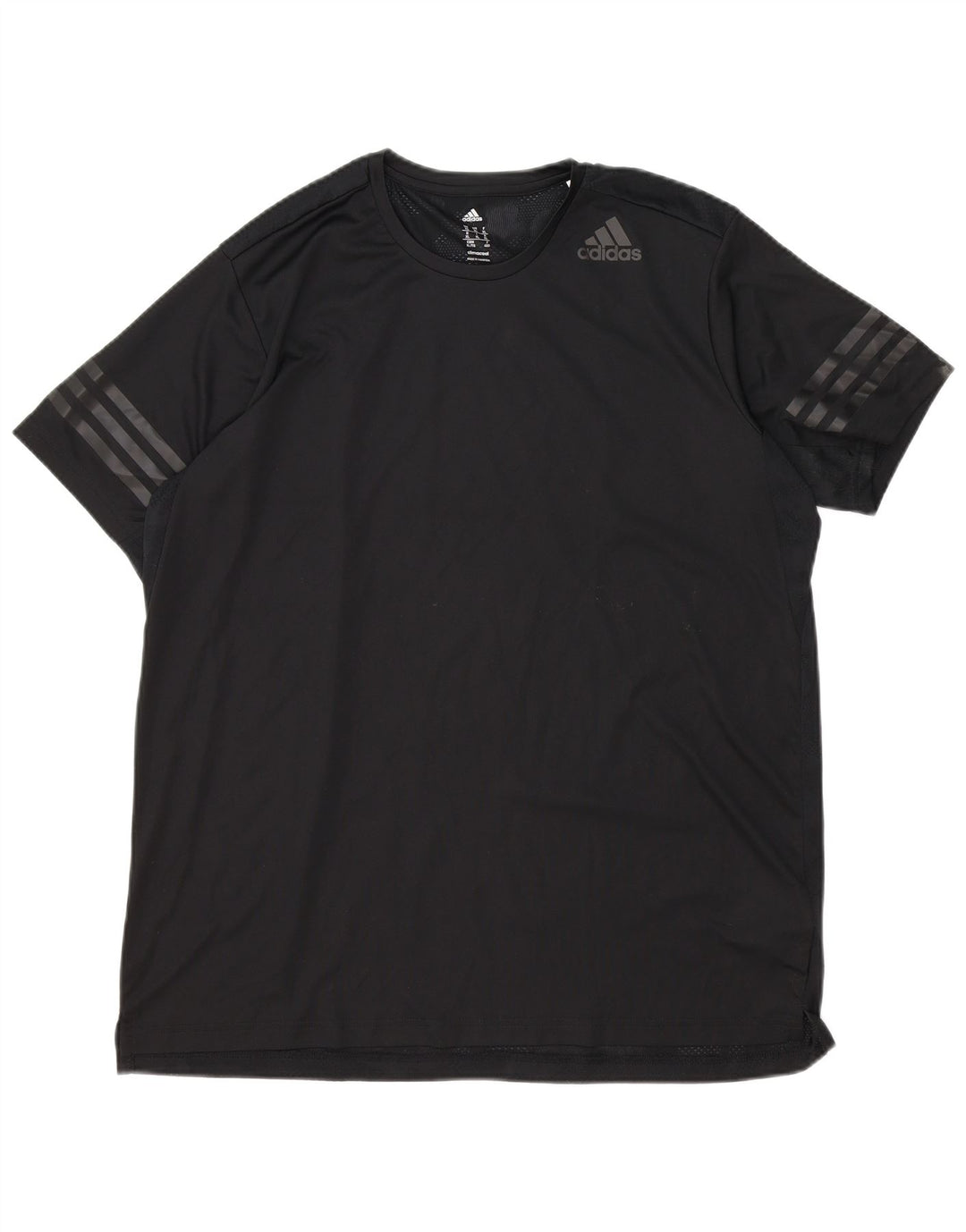 Adidas Mens Climacool T-Shirt Top XL Black Polyester