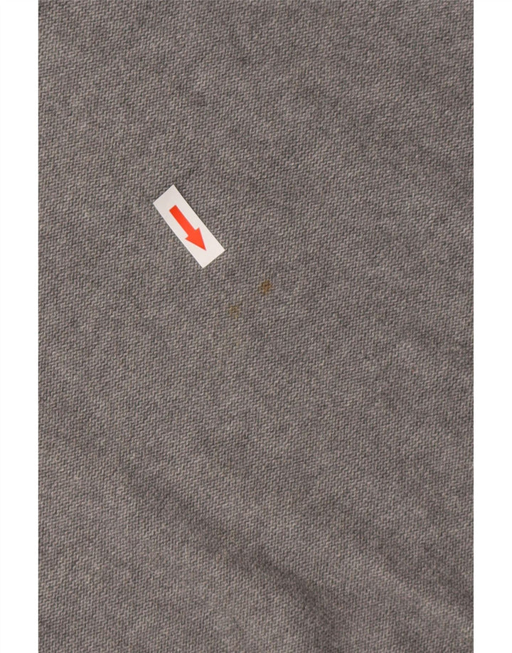 JACK & JONES Mens Crew Neck Jumper Sweater Medium Grey Cotton