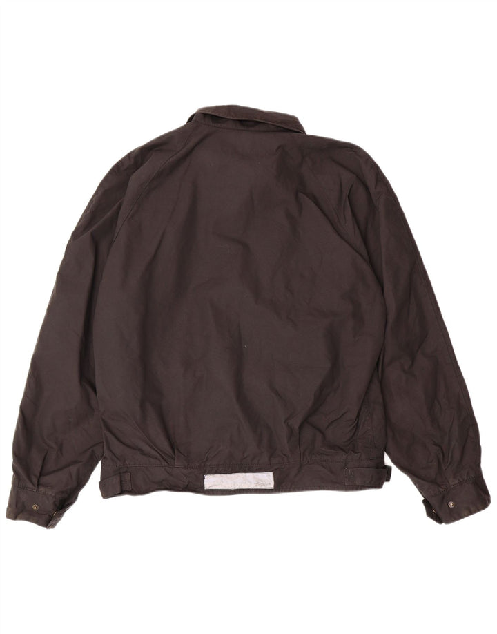 BELSTAFF Mens Bomber Jacket UK 38 Medium Black Nylon