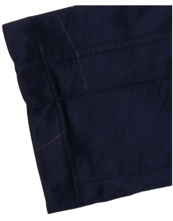 Asics Womens Full Tracksuit IT 48 XL Navy Blue Colourblock Polyamide