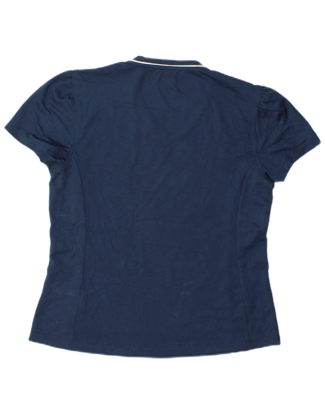 Reebok Womens T-Shirt Top UK 14 Large Navy Blue Polyester