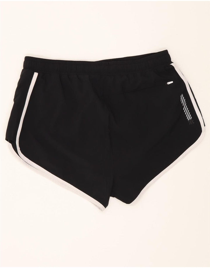 Superdry Womens Sport Shorts UK 16 Large Black Polyester