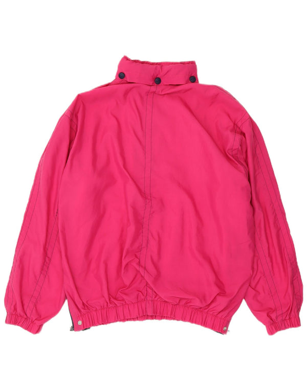 Ellesse Mens Hooded Pullover Rain Jacket UK 38 Medium Pink