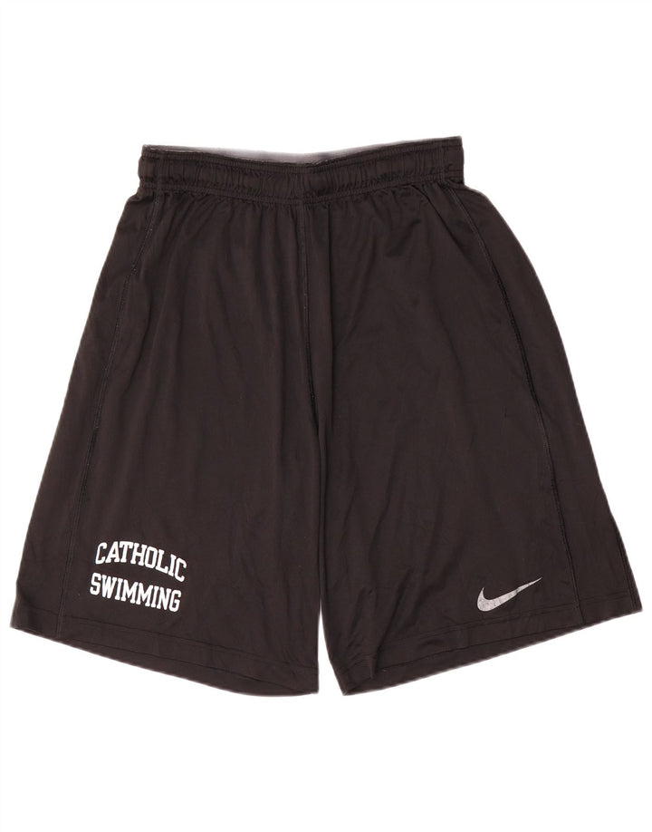 Nike Mens Dri Fit Graphic Sport Shorts Medium Black Polyester