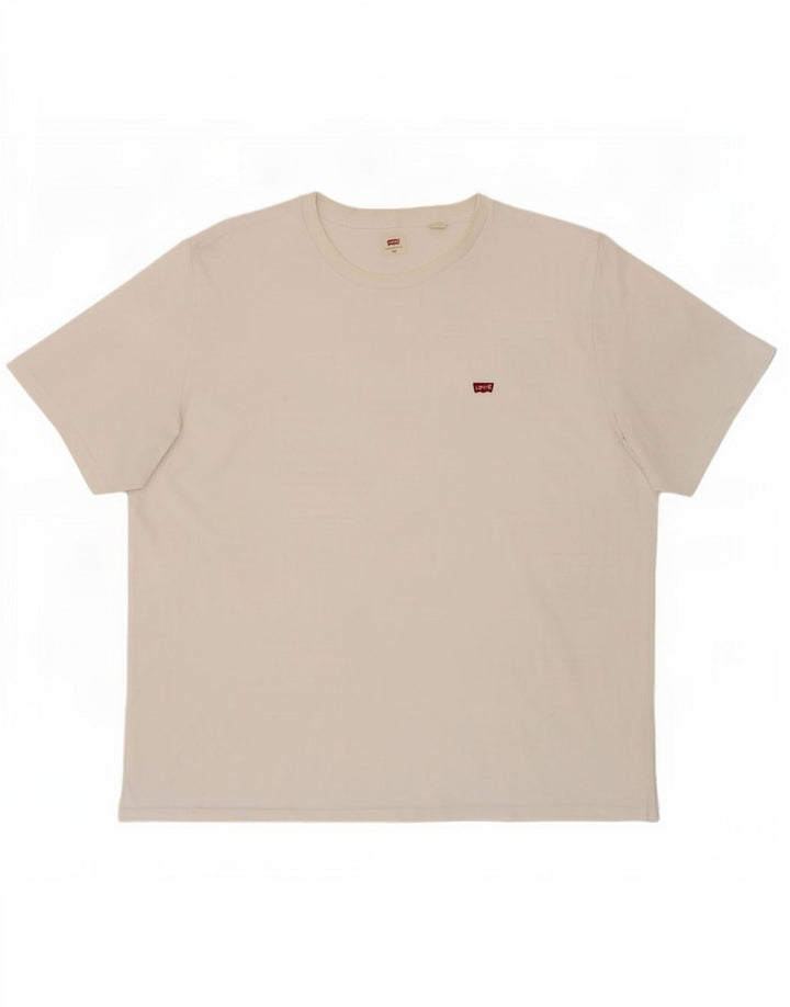 Levi's Mens T-Shirt Top 3XL White Cotton