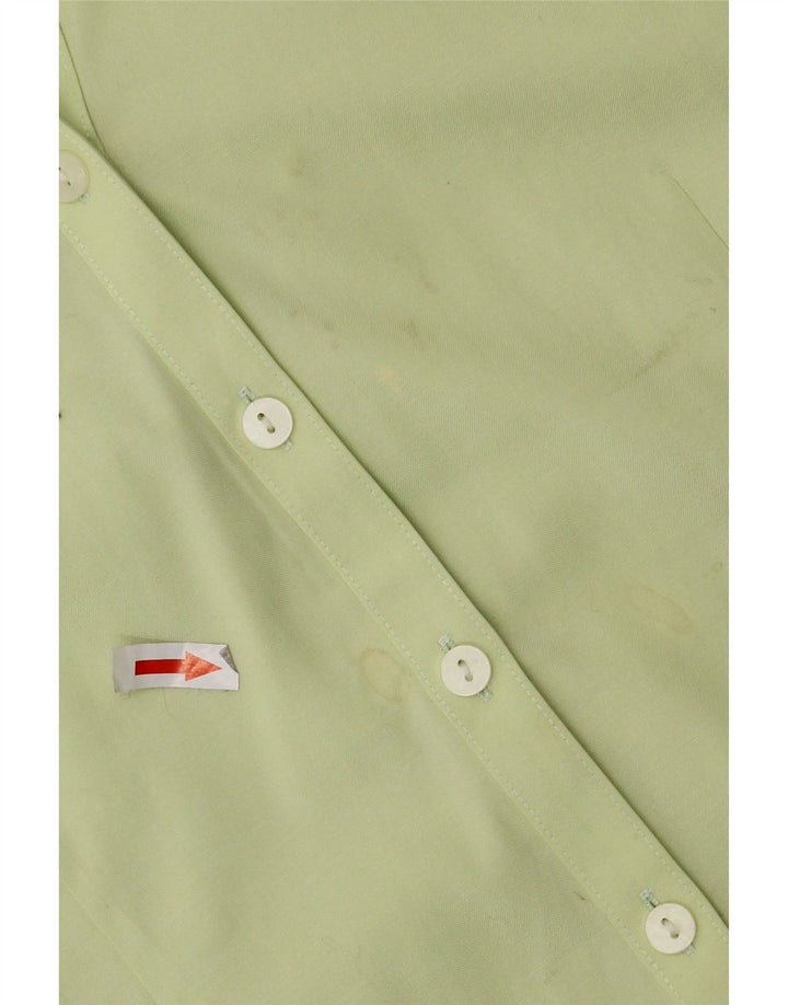 Eddie Bauer Womens Short Sleeve Shirt UK 14 Medium Green