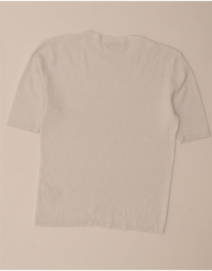 Marks & Spencer Mens T-Shirt Top Large White Viscose
