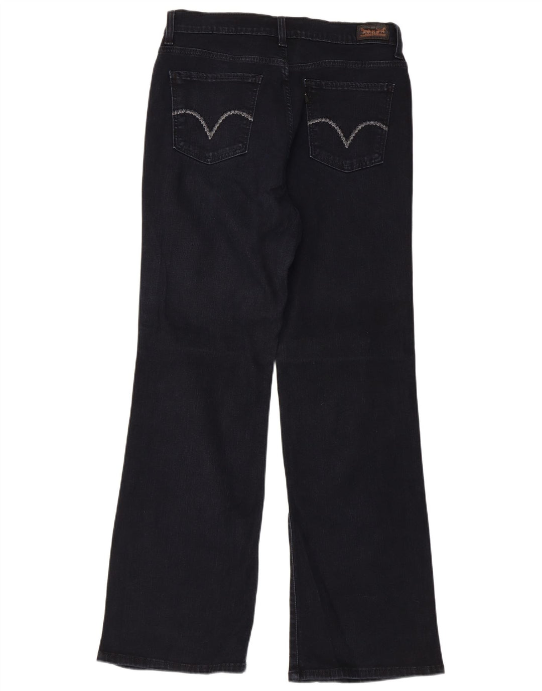 Levi's Womens 512 Perfectly Slimming Bootcut Jeans W32 L32 Navy Blue Cotton