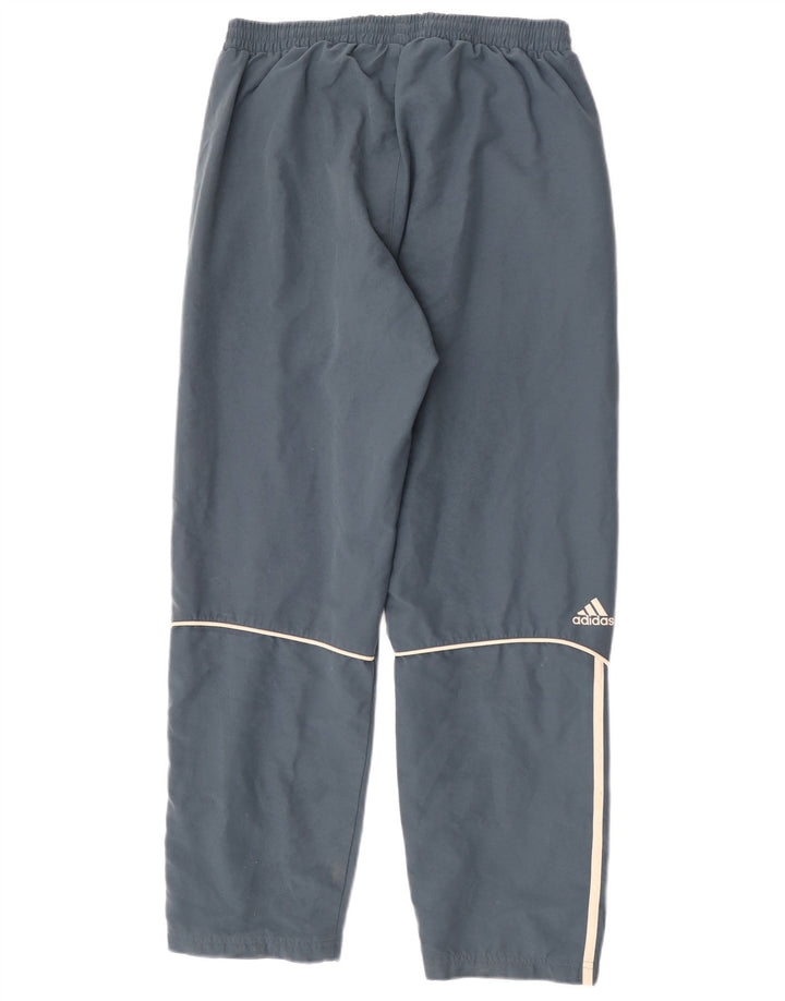 Adidas Mens Tracksuit Trousers Medium Blue Polyester