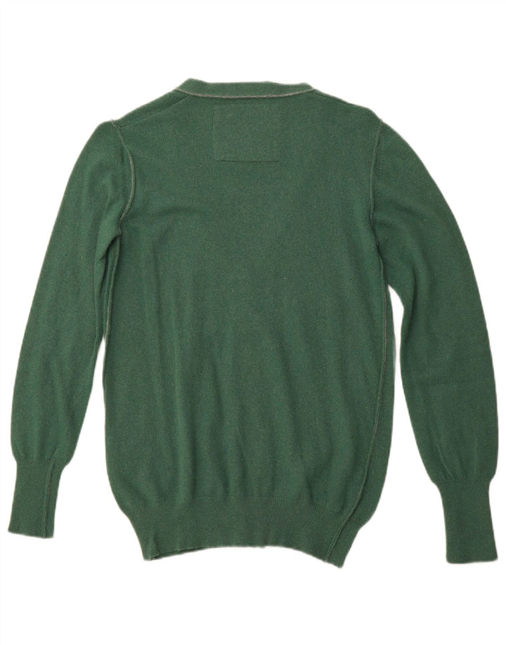 REPLAY Womens Cardigan Sweater UK 10 Small Green Polyamide