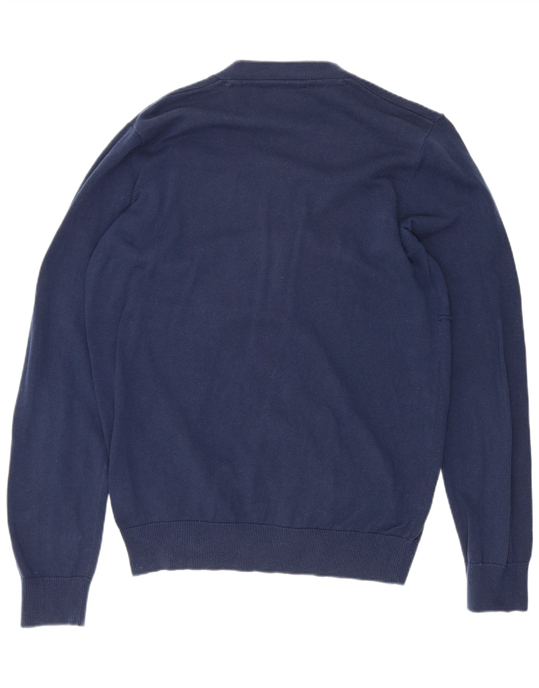 Richmond Mens Cardigan Sweater Small Navy Blue Cotton