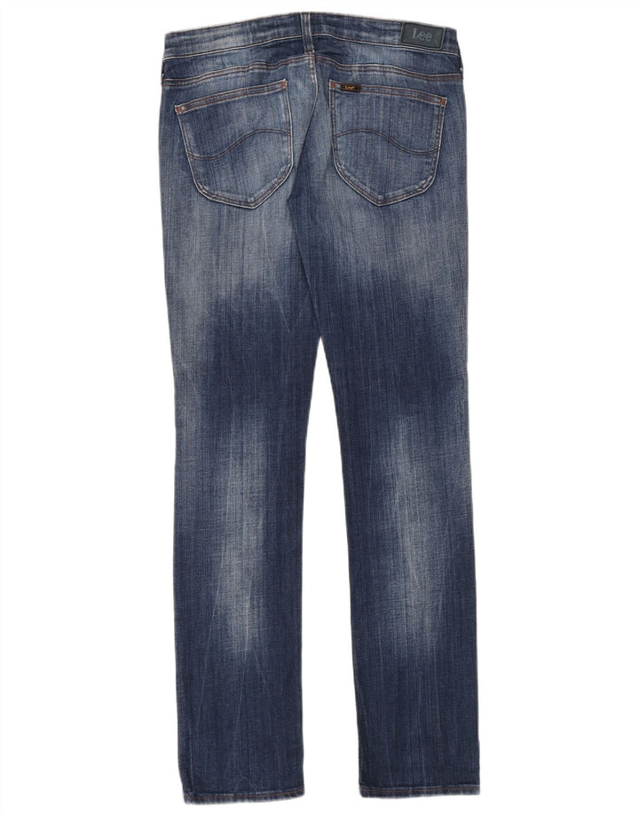 Lee Womens Low Waist Slim Jeans W31 L33 Blue Cotton