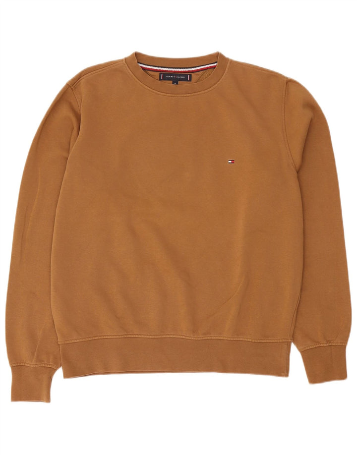 Tommy Hilfiger Mens Sweatshirt Jumper Medium Brown