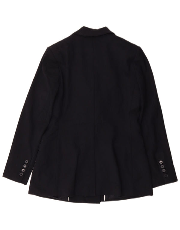 Marks & Spencer Womens Autograph Blazer Jacket UK 10 Small Navy Blue