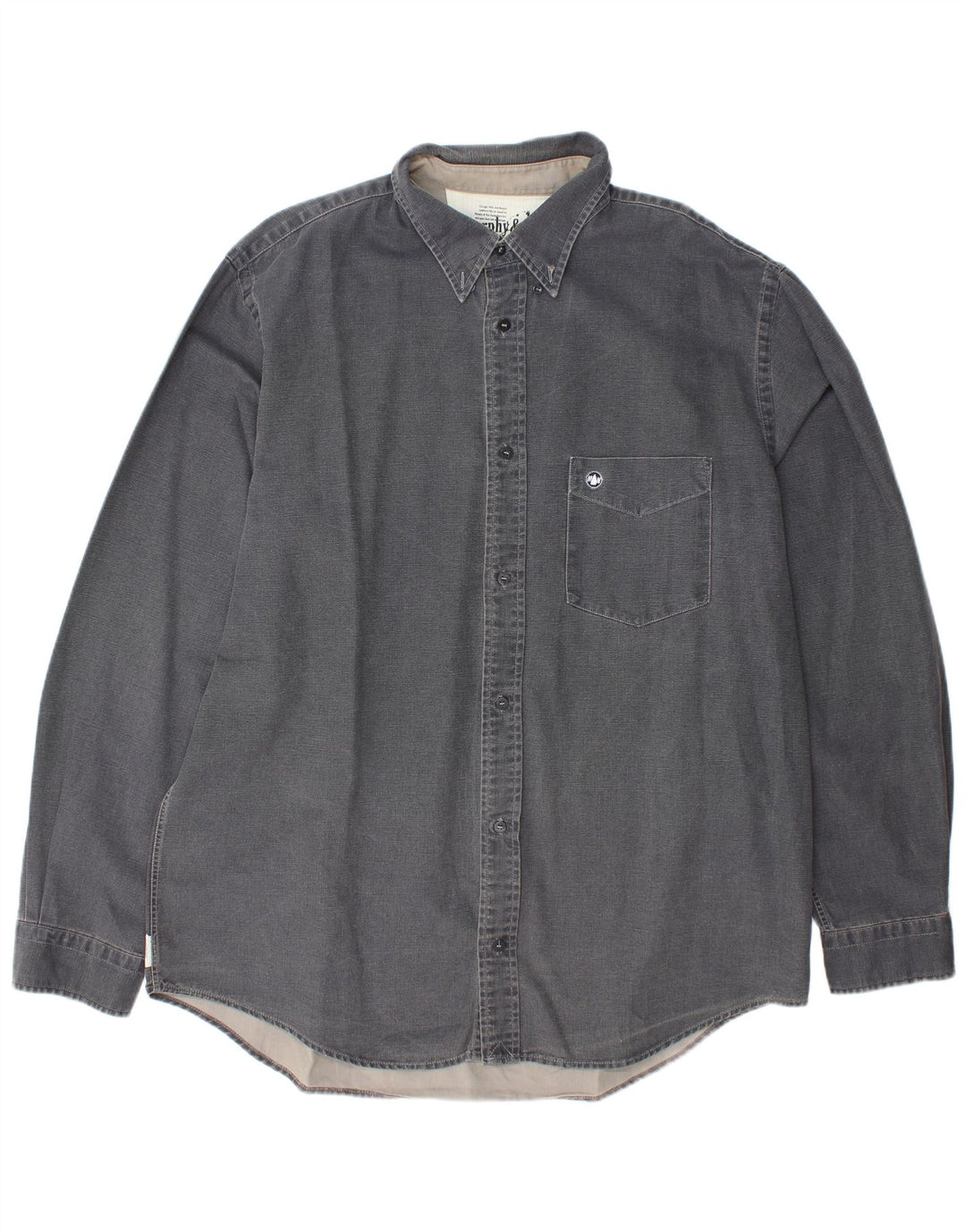 MURPHY & NYE Mens Shirt 2XL Grey Cotton