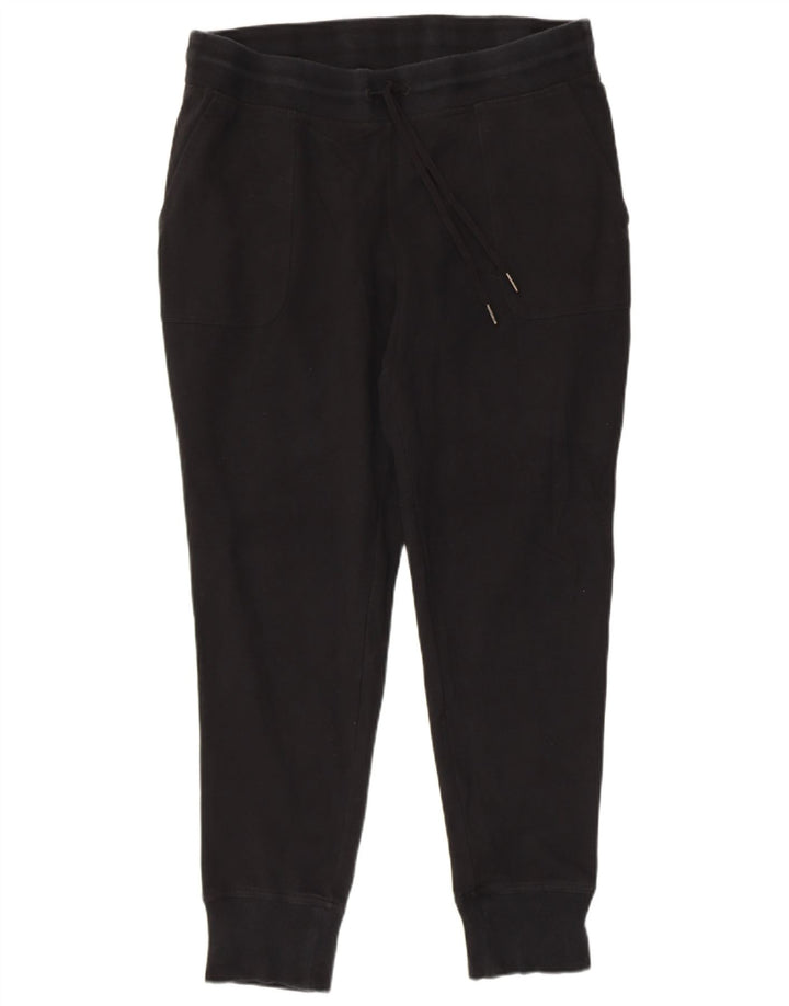 L.L.BEAN Mens Tracksuit Trousers Joggers Medium Black Cotton