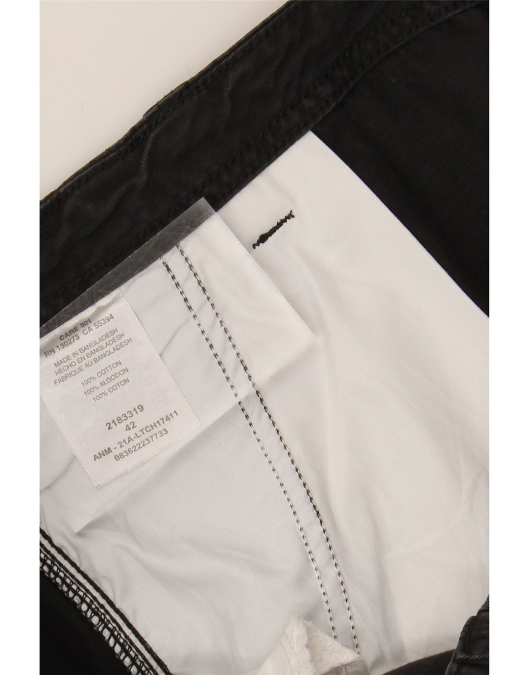 LEE Mens Cargo Shorts W42 2XL Black Cotton Vintage Lee and Second-Hand Lee from Messina Hembry 