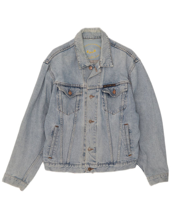 Vintage Womens Denim Jacket UK 16 Large Blue