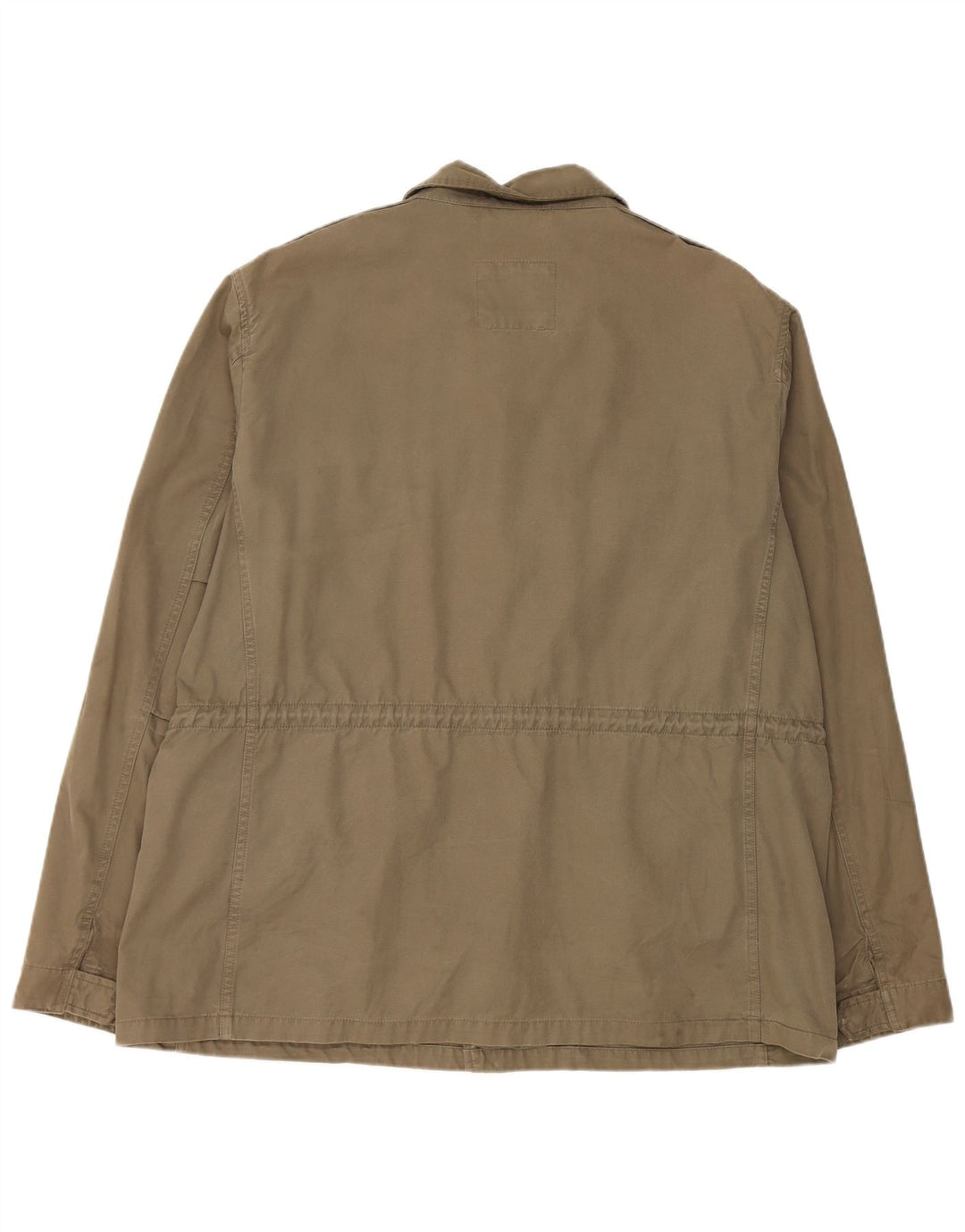Marks & Spencer Womens Utility Jacket UK 44 2XL Khaki Cotton
