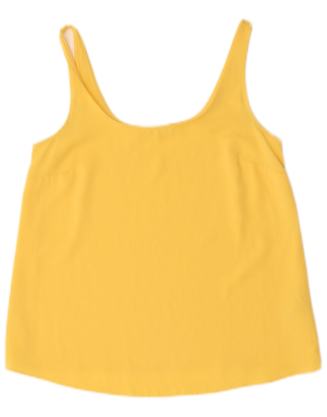 PRIMARK Womens Cami Top UK 8 Small  Yellow Polyester
