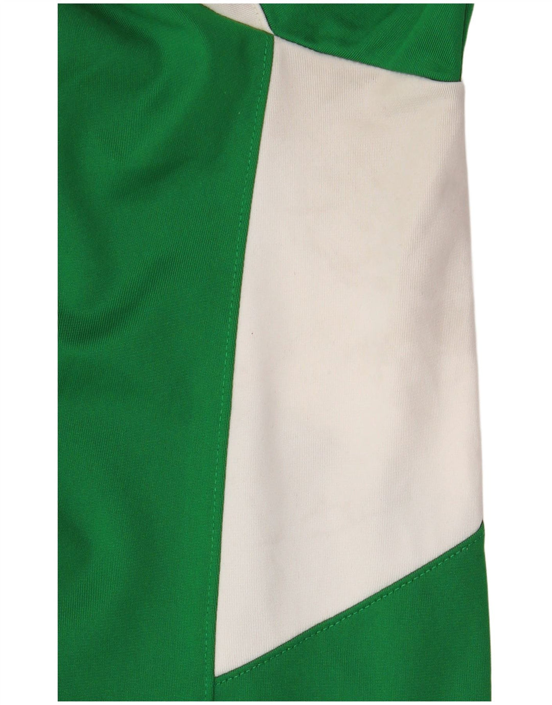 NIKE Mens Dri Fit Top Long Sleeve XL Green Colourblock Polyester