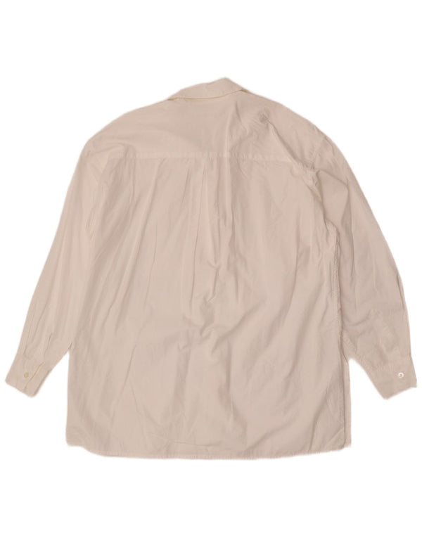 Banana Republic Womens Oversized Shirt UK 14 Medium White Cotton