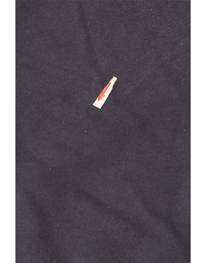 Fila Mens Sweatshirt Jumper Large Navy Blue Cotton