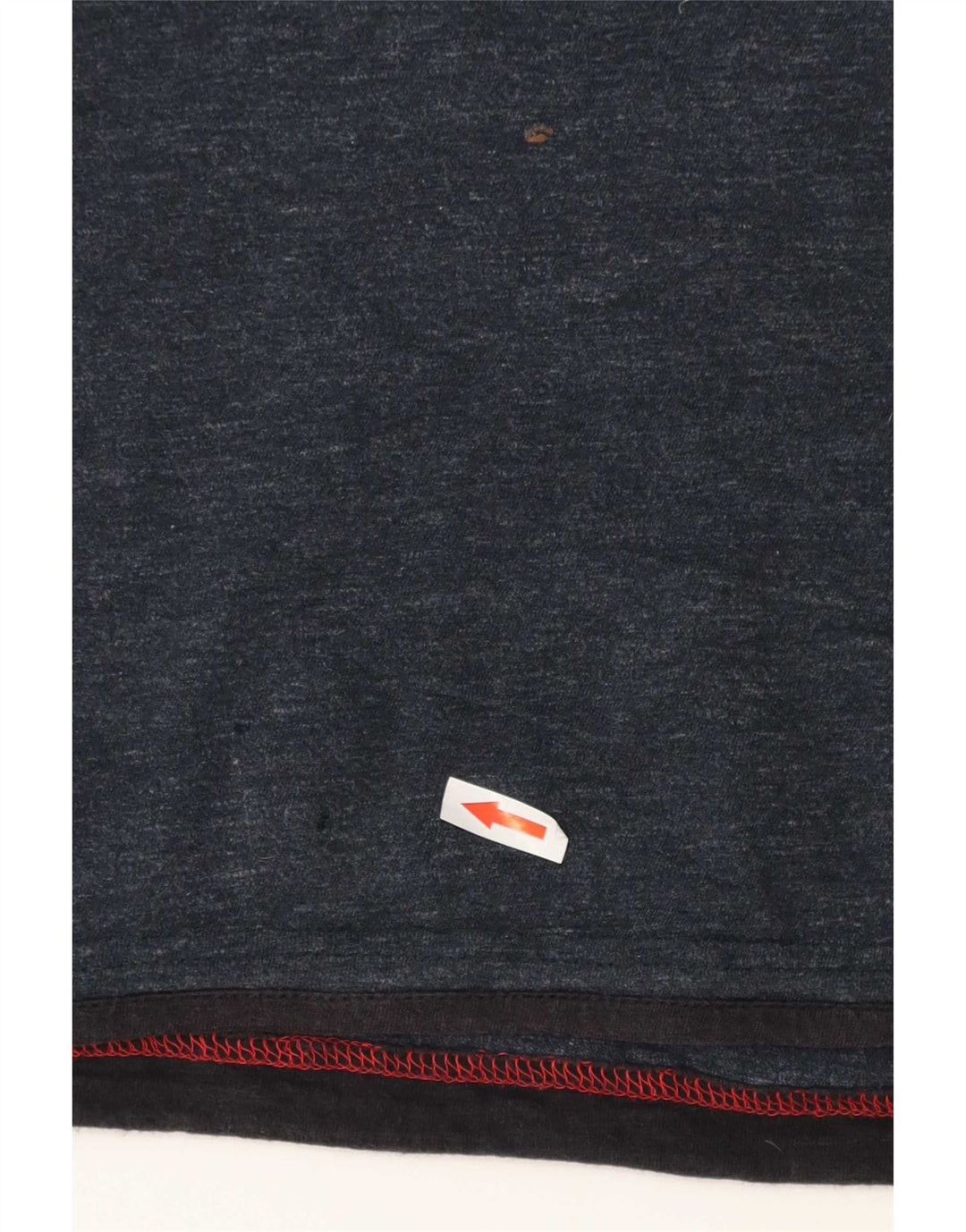 Fat Face Mens Top Long Sleeve Large Navy Blue Colourblock Cotton