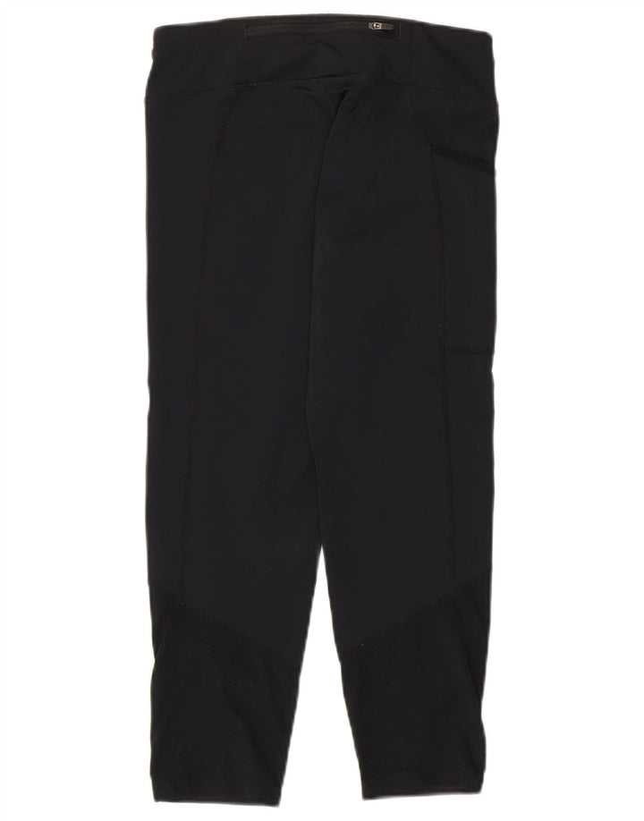 NIKE Womens Capri Leggings UK 6 XS  Black Polyester
