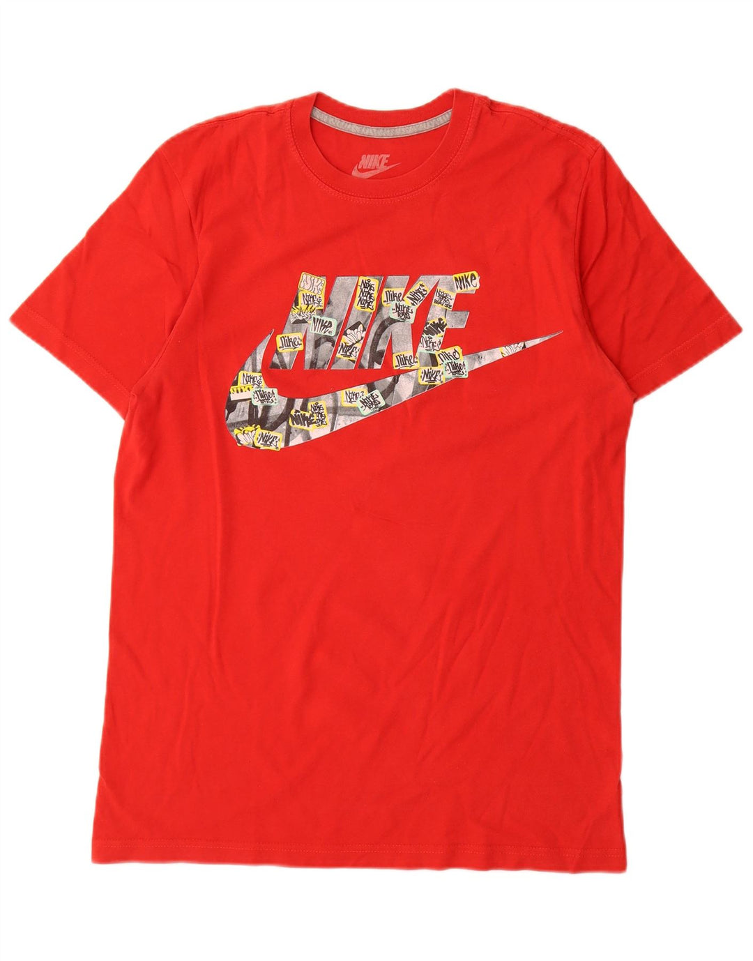 Nike Mens Regular Fit Graphic T-Shirt Top Medium Red