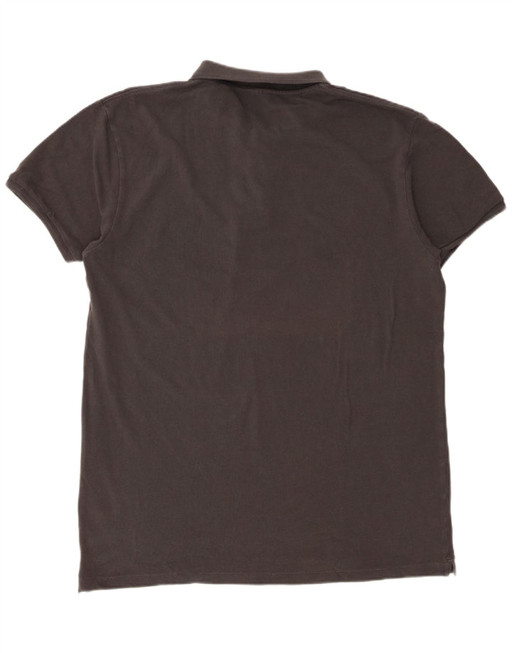 Scotch & Soda Mens Polo Shirt 2XL Grey Cotton