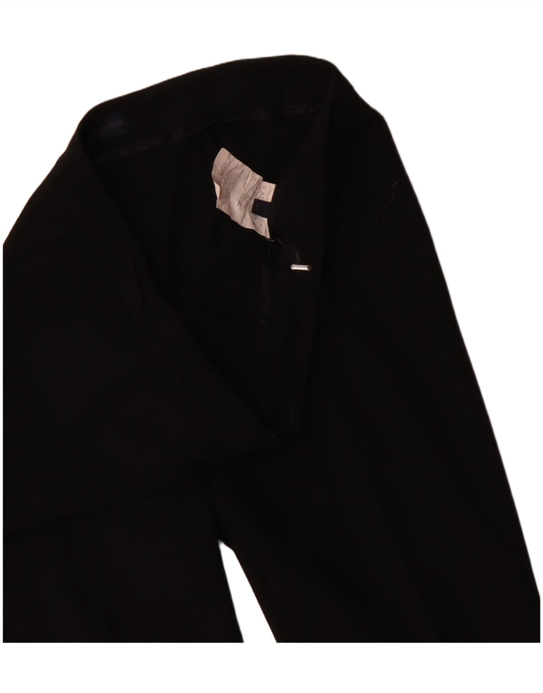 Trussardi Womens Bootcut Suit Trousers IT 40 Small W30 L34 Black Polyester