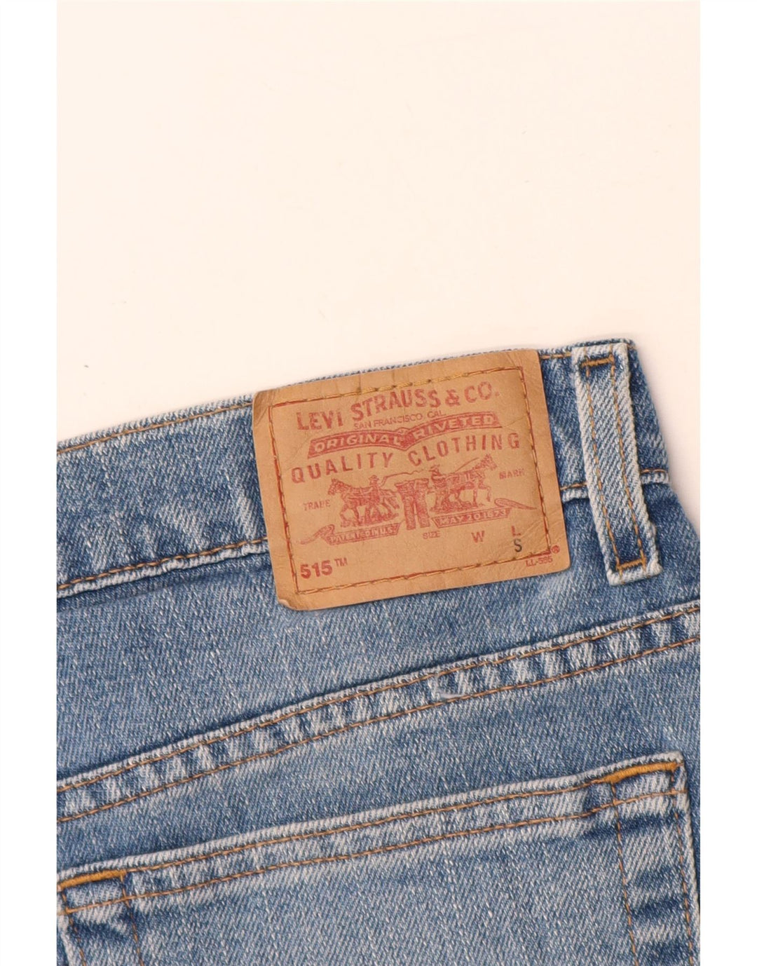 LEVI'S Womens 515 Slim Tapered Jeans W32 L29 Blue
