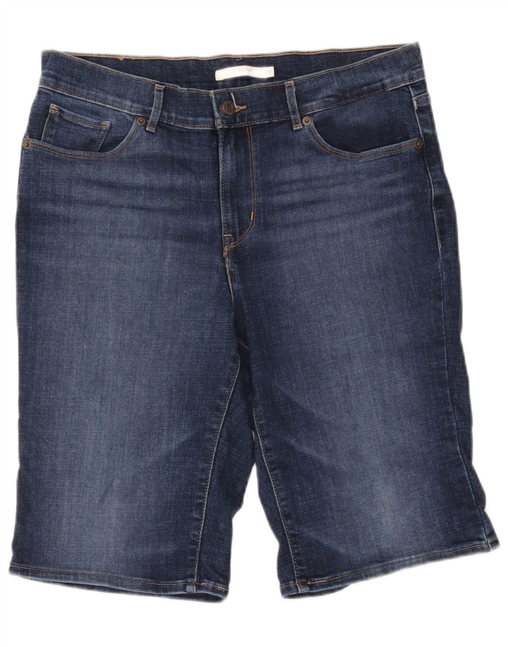 Levi's Womens Bermuda Denim Shorts W29 Medium Blue Cotton