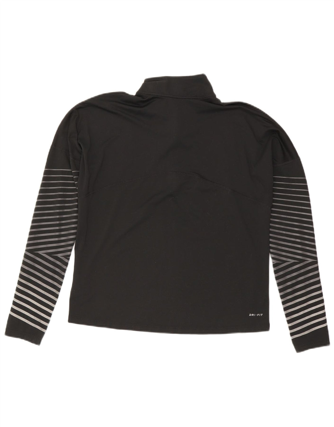 Nike Womens Dri Fit Oversized Pullover Tracksuit Top UK 14 Medium Black