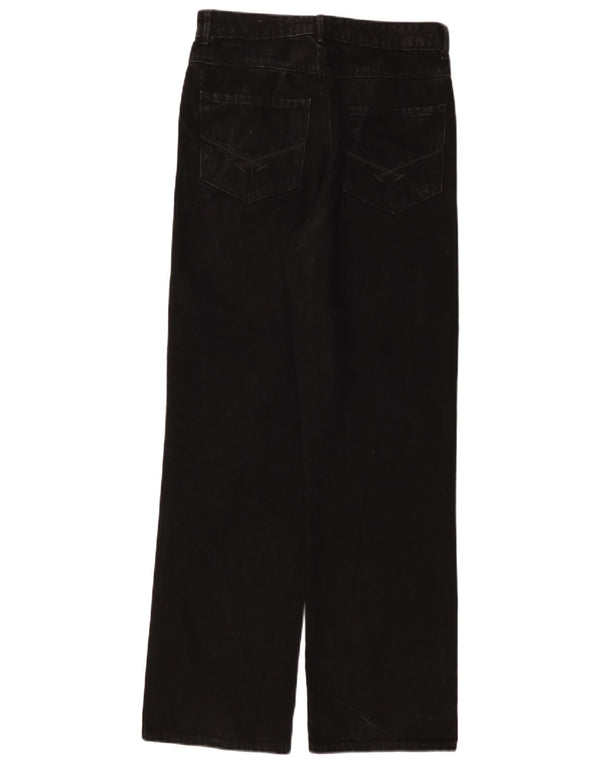 U.S. Polo Assn. Womens Straight Jeans UK 12 Medium W30 L31 Black Cotton