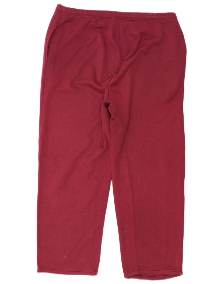 Lotto Mens Tracksuit Trousers Large Burgundy