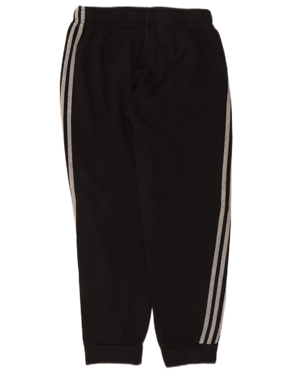 Adidas Boys Tracksuit Trousers Joggers 13-14 Years Black Cotton