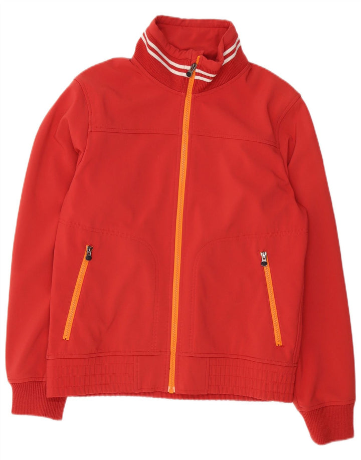 Think Pink Womens Bomber Jacket UK 16 Large Red Polyester