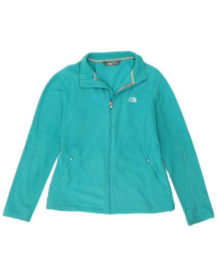 The North Face Womens Liner Fleece Jacket UK 14 Medium Turquoise Polyester