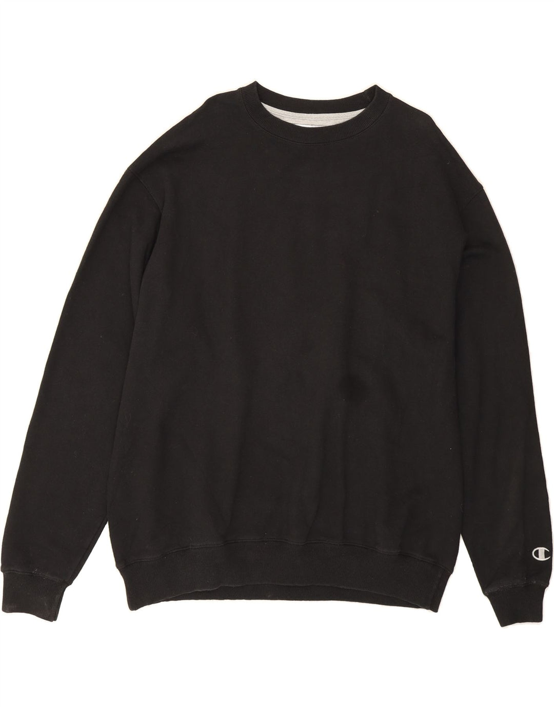 CHAMPION Mens Sweatshirt Jumper XL Black Cotton Vintage Champion and Second-Hand Champion from Messina Hembry 