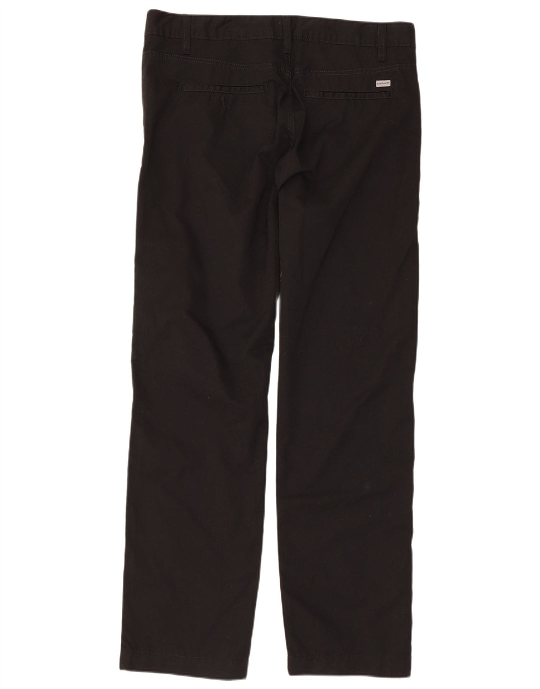 CARHARTT Mens Straight Chino Trousers W34 L32 Black Cotton