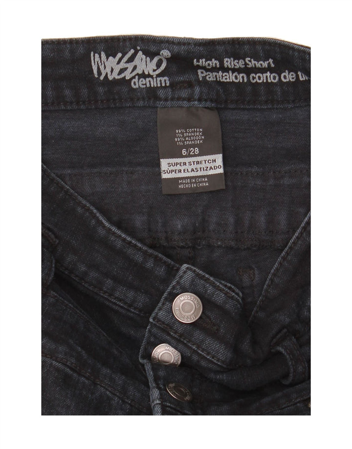 MOSSIMO Womens High Rise Denim Shorts US 6 Medium W28 Blue Cotton Vintage Mossimo and Second-Hand Mossimo from Messina Hembry 
