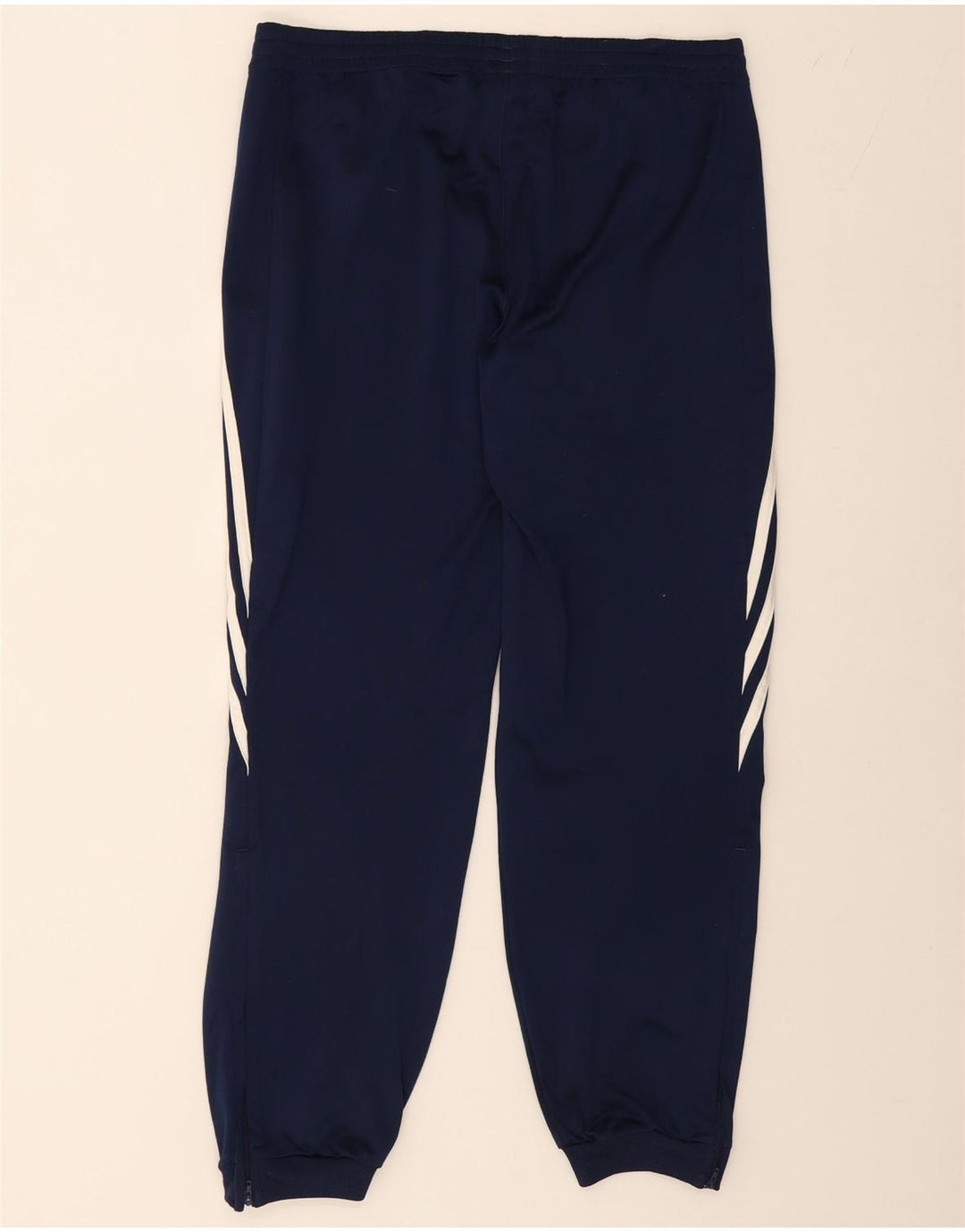 ADIDAS Mens Tracksuit Trousers Joggers Large  Navy Blue Polyester Vintage Adidas and Second-Hand Adidas from Messina Hembry 