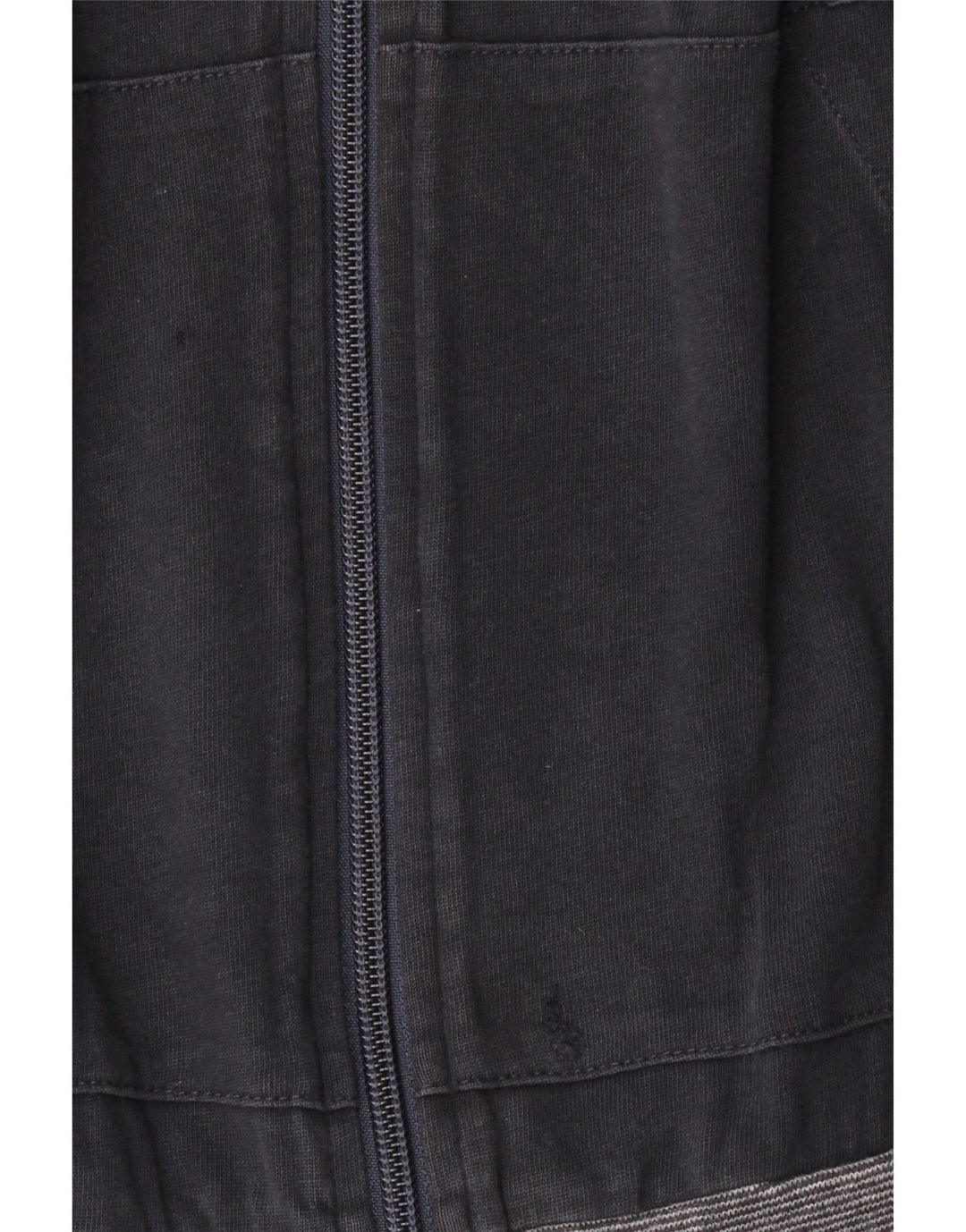 HUGO BOSS Mens Zip Hoodie Sweater Small Navy Blue Cotton