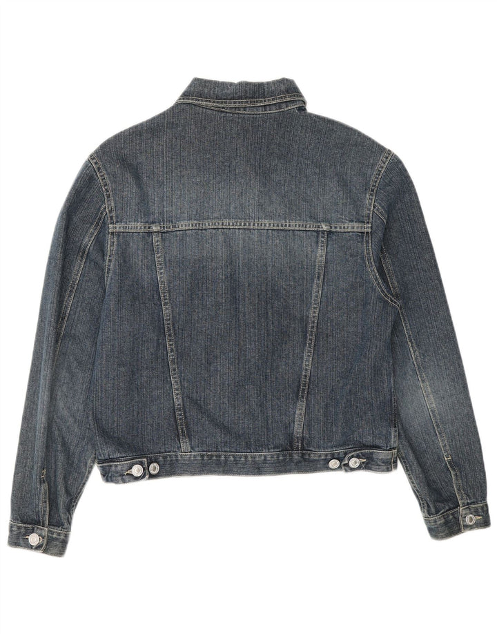 BENETTON Womens Denim Jacket UK 18 XL Blue Cotton